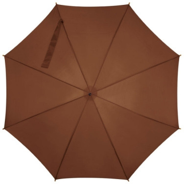Logo trade advertising products picture of: Wooden automatic umbrella NANCY